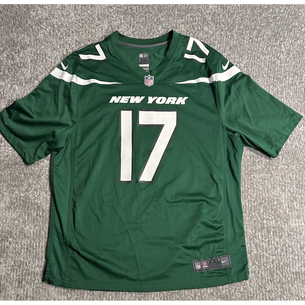 NFL On Field New York Jets #17 Garrett Wilson Football Jersey Green Sz XXL